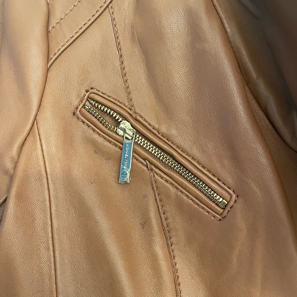 NWOT Michael Kors MOTO Leather Jacket - Picture 11 of 11